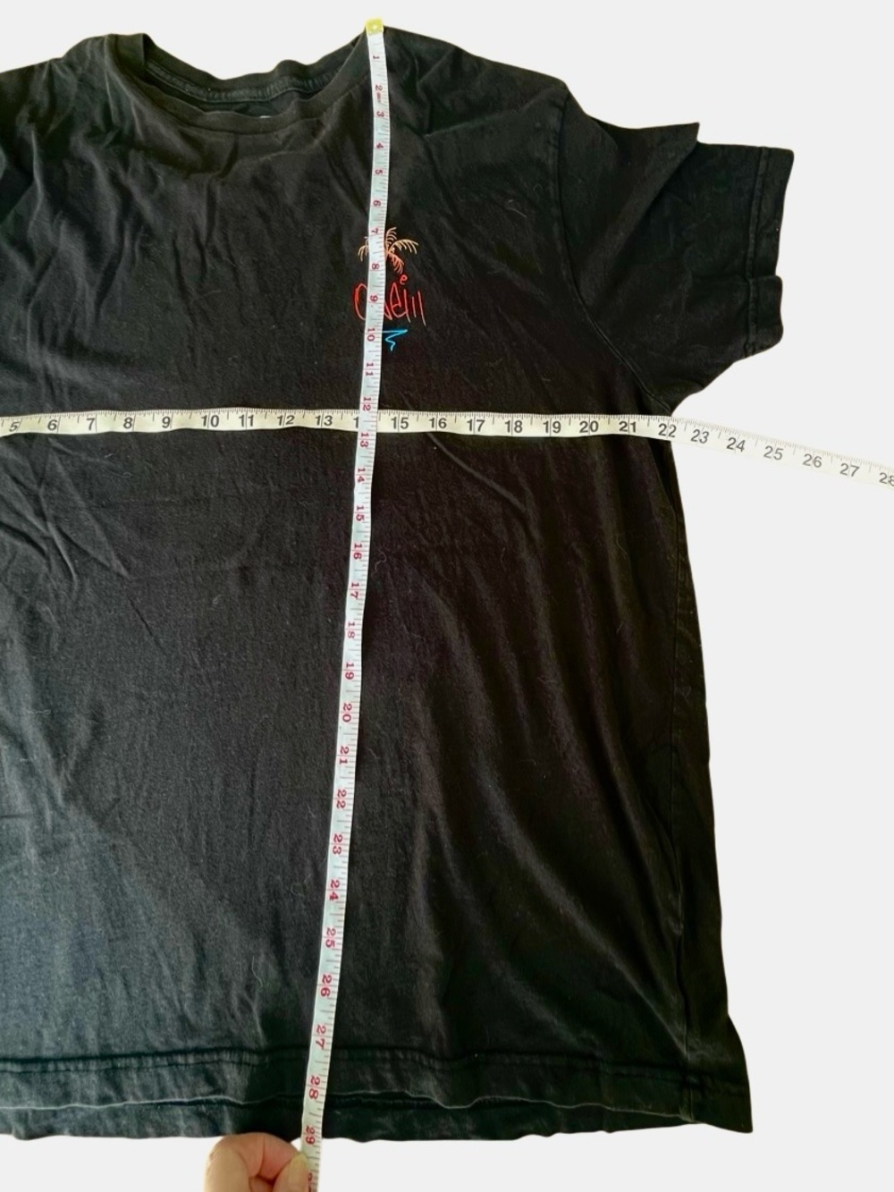 O’Neill Black Tropical Wave Multi-color Graphic T-Shirt XL Surf Beach Tee - Picture 7 of 10